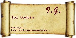 Ipi Godvin névjegykártya